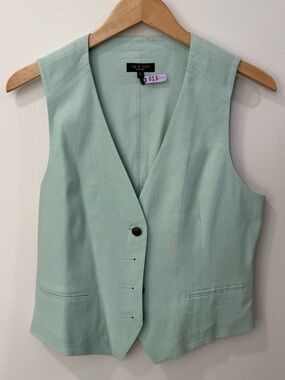 rag & bone Priya Linen Blend Vest